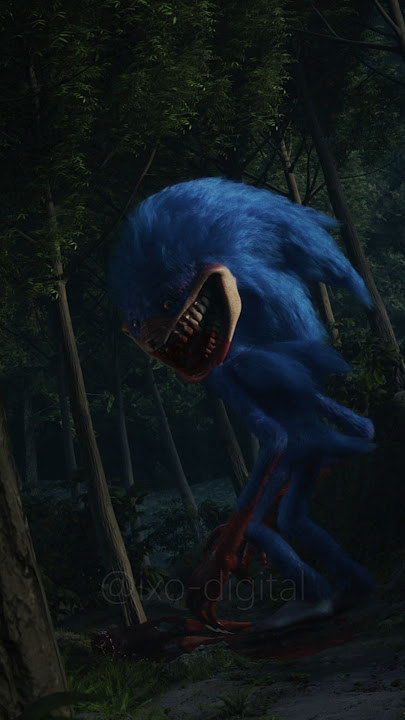 Shin Sonic is Hungry #shorts #horror #creepy #cursed