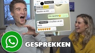 DIT IS TE ERG - ELKAARS WHATSAPP GESPREKKEN LEZEN MET ZUS