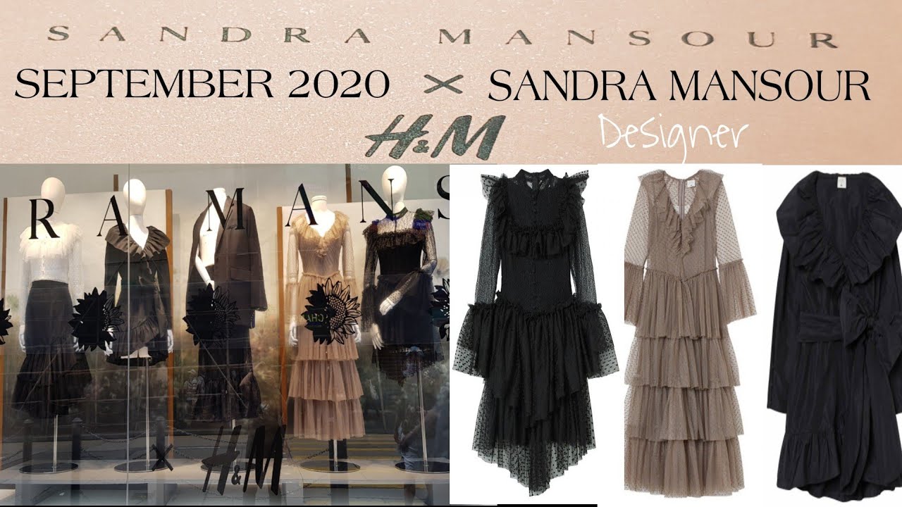H&M x Sandra Mansour Collection | September 2020 | Designer Collab |H&M |  Virtual Shopping 2020 - YouTube
