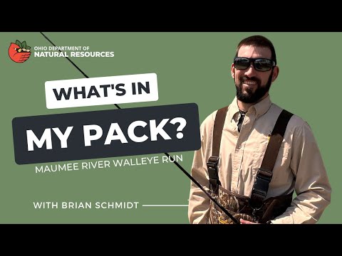 What's in My Pack? The Maumee River Walleye Run with Brian Schmidt