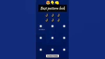pattern design (J)😍 #pattern_unlock #pattern #patternart #patternlocksetting #best #lock #viral #sub
