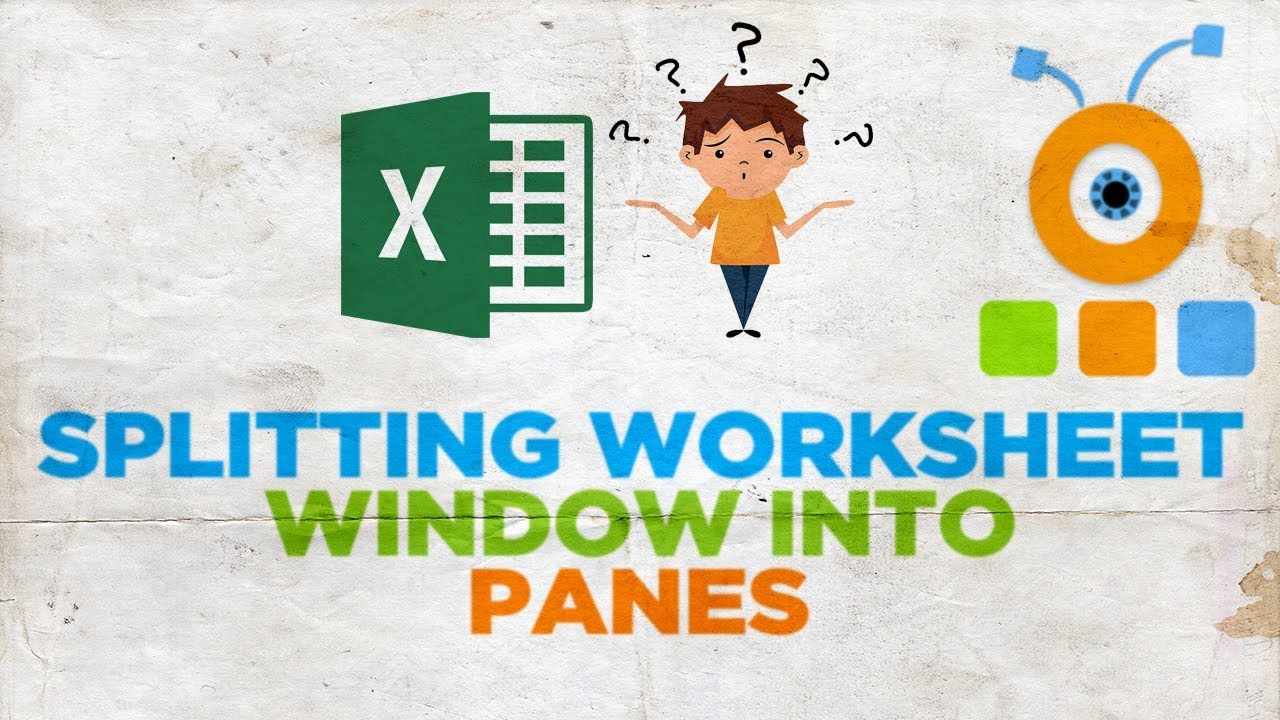 How to Splitting Worksheet Window into Panes in Excel - YouTube