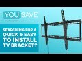 Tv wall bracket installation guide for 32 to 70 tvs  the yousave accessories wall mount tutorial