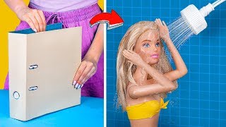 Bebekler Oynamak Için Asla Geç Değildir Okul Malzemelerinden 7 Kendin Yap Tarzı Barbie Mobilyası