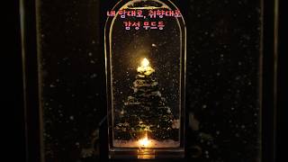분위기 바꾸기 좋은 감성 가득한 나무 #무드등 #diy  #워터볼