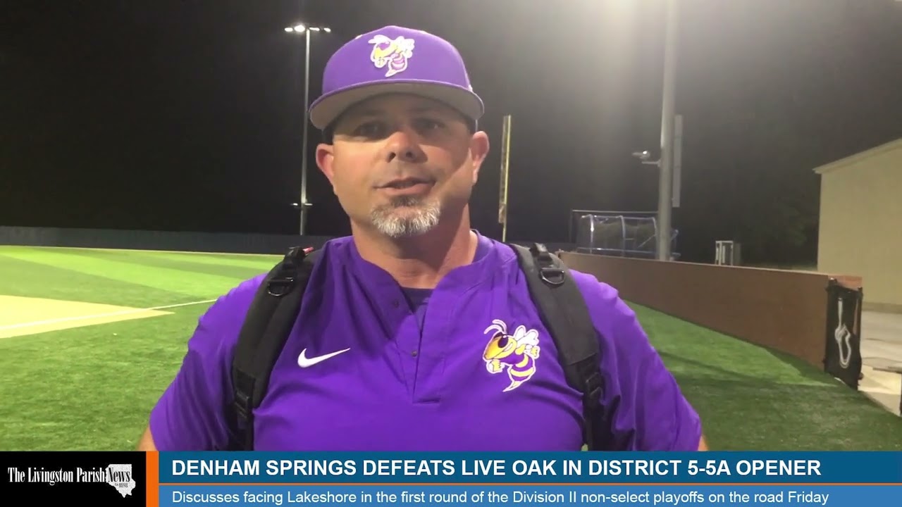 DSHS-Live Oak Baseball Postgame Trave Hopkins