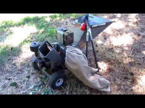 Craftsman Chipper Shredder 8 Hp Briggs Stratton Video