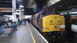 Class 37 thrash on the &#39;Buffer Puffer 6.1&#39; rail tour, 08/03/08.