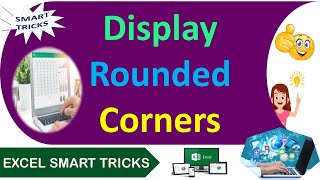 Get Rounded Corners at Chart - #exceltricks