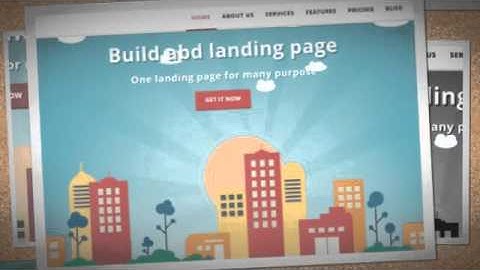 Cobian - Flat Bootstrap Landing WordPress Theme + Download