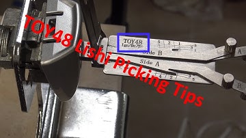 (538) TOY48 Lishi Picking Tips