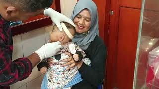 Crying..!! The Best Video Funny Baby Ear Piercing, Cute & Beautiful Baby