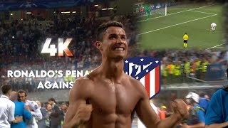Cristiano Ronaldos Penalty Against Atletico Madrid Champions League Final 2016 4K