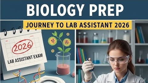How i preparing biology for lab assistant 2026 || lab assistant 2026 biology how to prepare || 