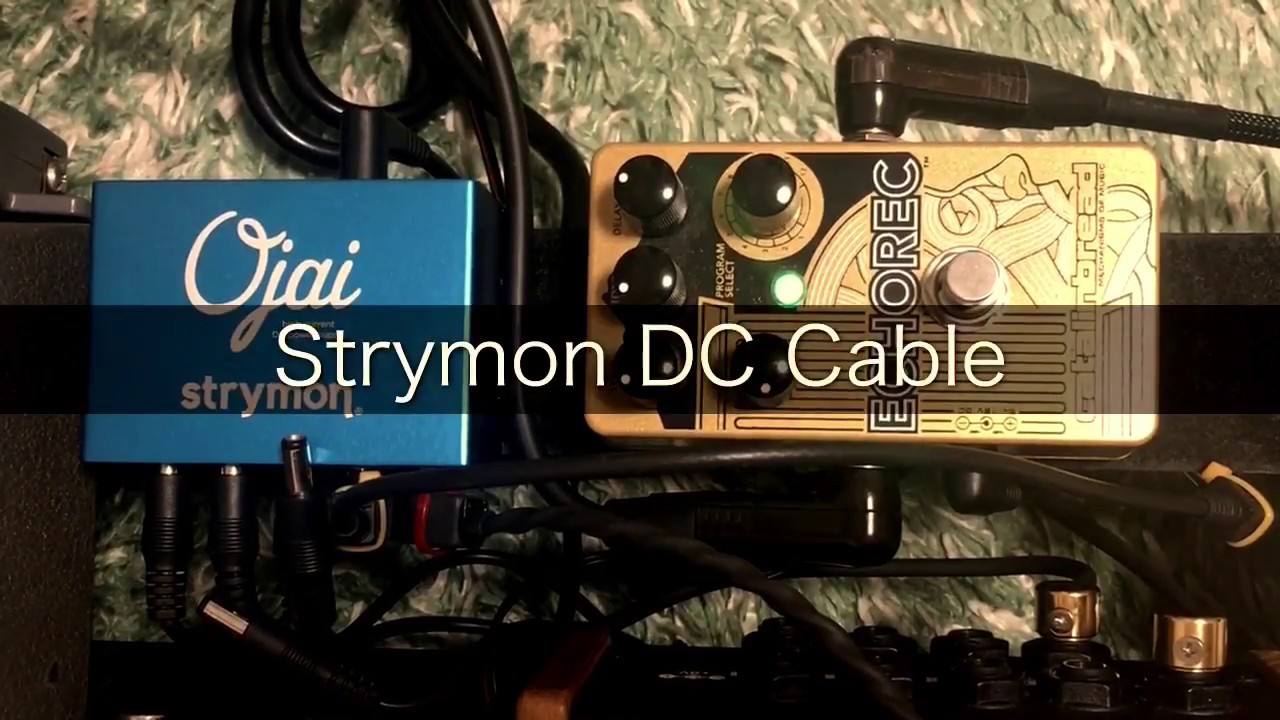 エフェクターはDCケーブルでも音は変わる】3種類のDCケーブルで比較
