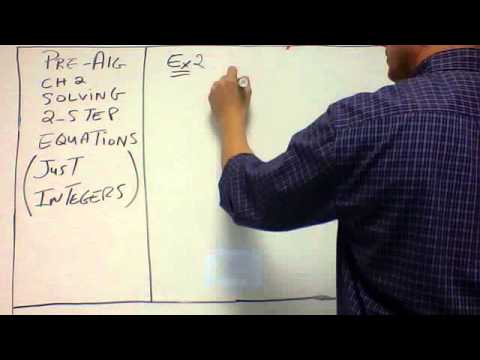 Russo Video PA CH2 Solving 2 Step Equations 11 17 14 1 Of