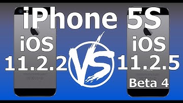 iPhone 5S : iOS 11.2.2 vs iOS 11.2.5 Beta 4 / Public Beta 4 Speed Test Build 15D5054a