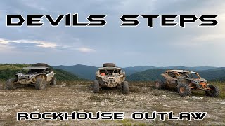 Hatfield McCoy Rockhouse Outlaw Trails | Devils Steps | Top of the World | Can Am X3