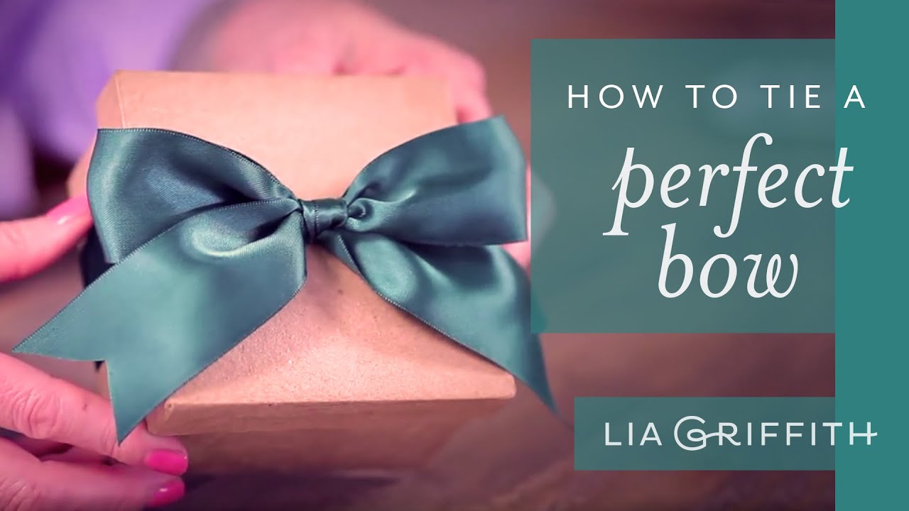 How To Tie A Bow With Ribbon