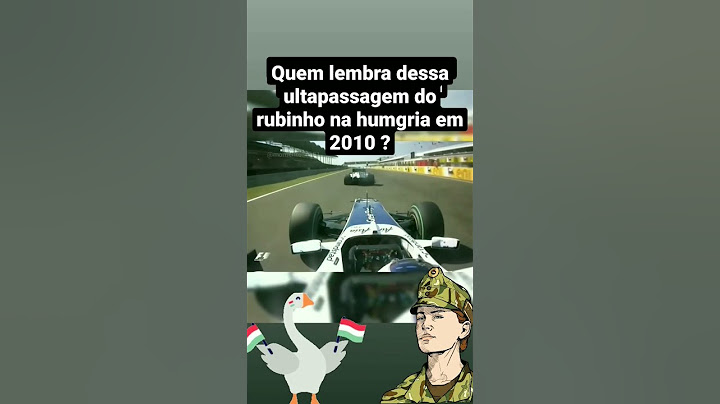 Rubens Barrichello e a maior ultrapassagem dele na Hungria