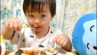 The first Korean food in my life! 👶 ♥ 🇰🇷①生まれて初めての韓国料理！👶♥🇰🇷①