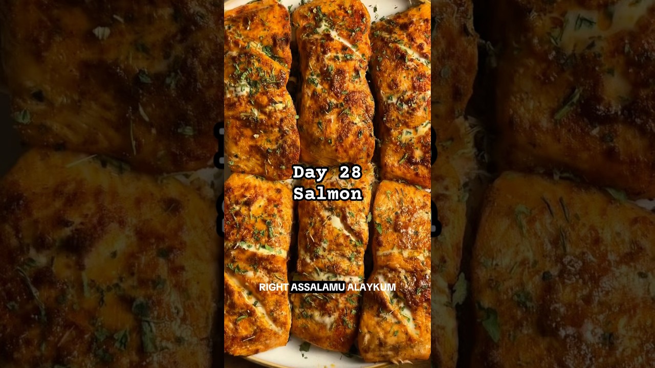 Easy Ramadan Iftar recipes Salmon Part 28/30 