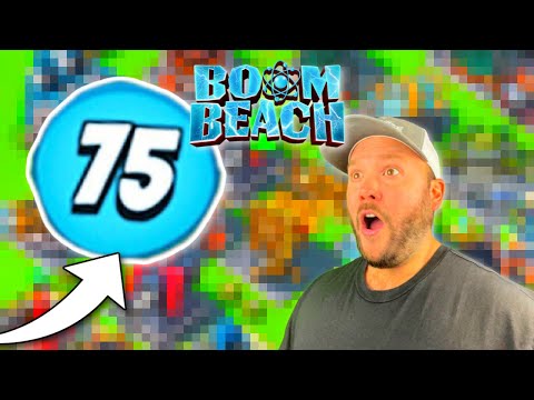 Reaching Level 75 in Boom Beach!