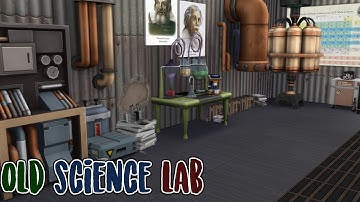 SIMS 4 SPEED BUILD // OLD SCIENCE LAB