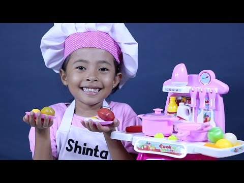 mainan anak perempuan masak masakan - kitchen play set, cooking toys for kids