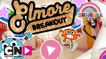 The Amazing World of Gumball - ELMORE BREAKOUT (Cartoon Network Games)