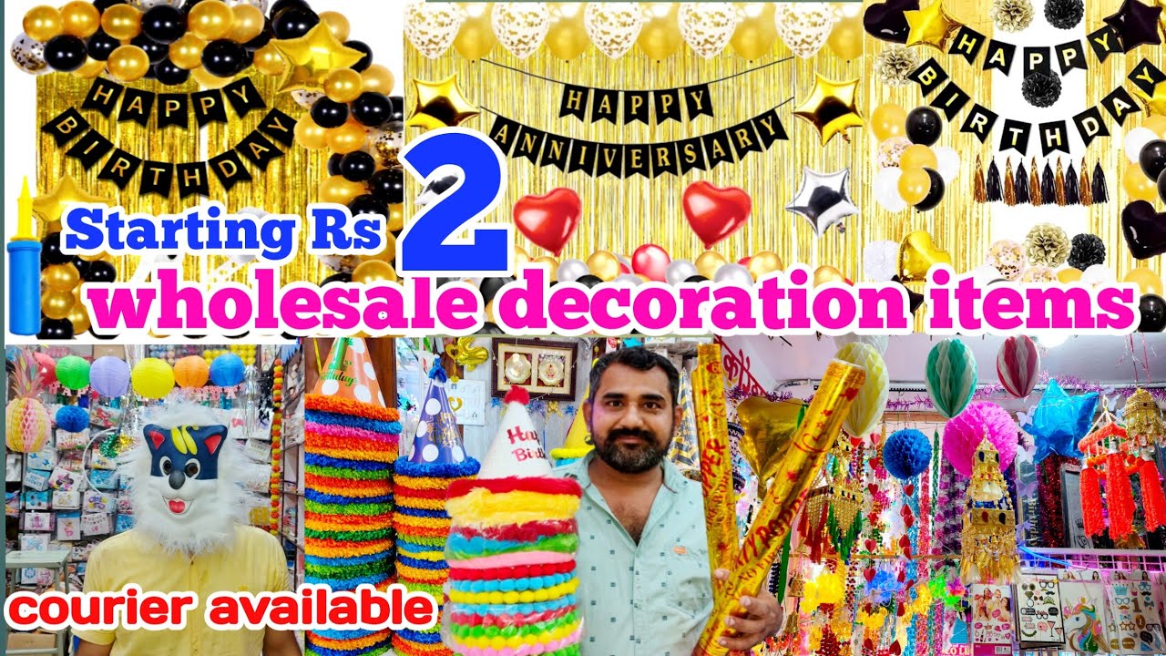 decoration items at wholesale prices| wholesale Birthday ...