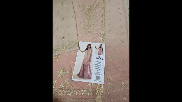 Jazmin Embroidered Chiffon Unstitched 3 Pc Collection UC-3067