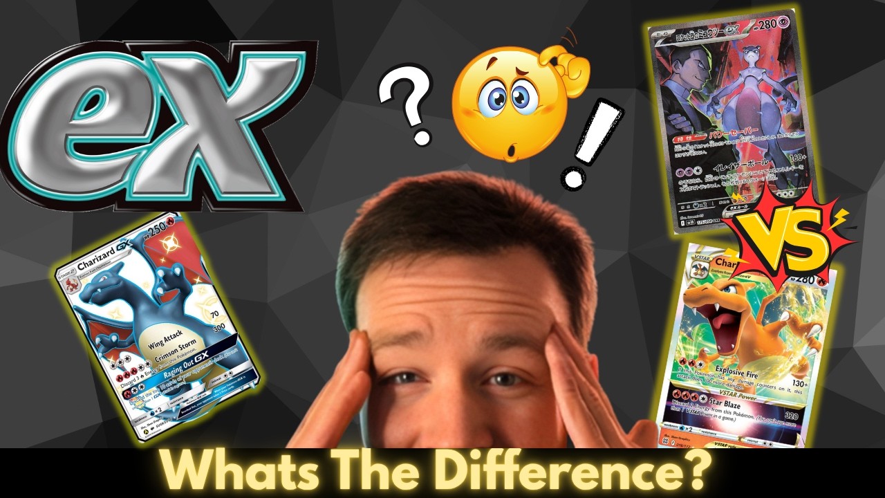 Confused by EX vs GX vs V vs VSTAR? 🤯 Pokémon Card Types