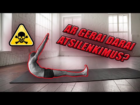 Video: Kaip Teisingai Atlikti Atsilenkimus: Pasiekiame Efektą