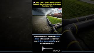Netherlands’ Smart Dikes: Inflatable Barriers That Rise to Stop Floods