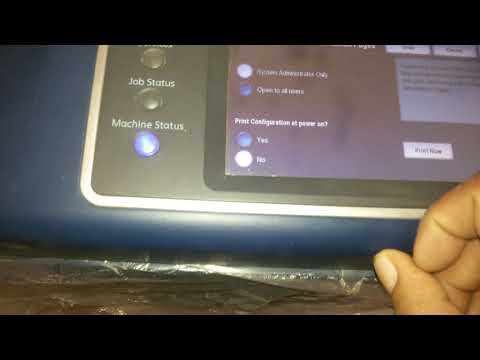 xerox 5855 work center disable configuration page