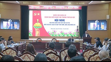 Đại biểu Quốc hội TP Hà Nội tiếp xúc cử tri để báo cáo kết quả kỳ họp thứ 8