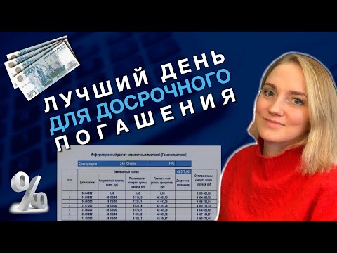 Лучший день для досрочного погашения ипотеки