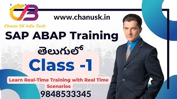 SAP ABAP Training In Telugu - SAP ABAP Course In Telugu - SAP ABAP In Telugu -SAP FICO In Telugu
