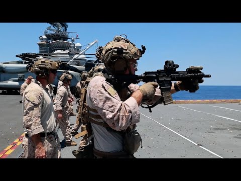 Live Fire Range Aboard USS Bataan (LHD 5)