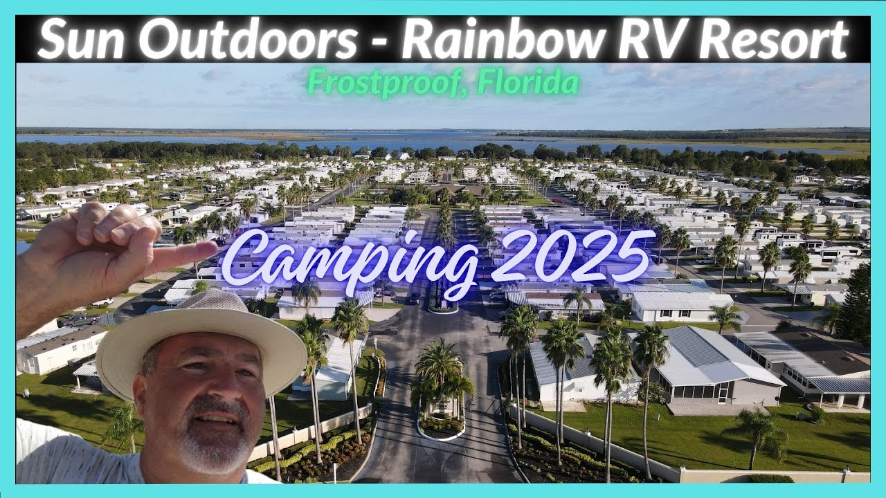 ТУР по курорту Sun Outdoors Rainbow RV Resort | Frostproof Florida