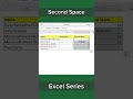 Second Space Nikalna hota hai bahut Easy🫠🤫#excel#dataanlysis#ytshorts#exceltips #viral#exceltutorial
