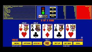 #94 Practice White Hot Aces Poker - Playing until we hit a Quad screenshot 5