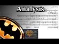 The batman theme by danny elfman new and improved reduction and analysis