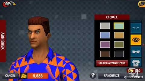 customize my own player in wcc2