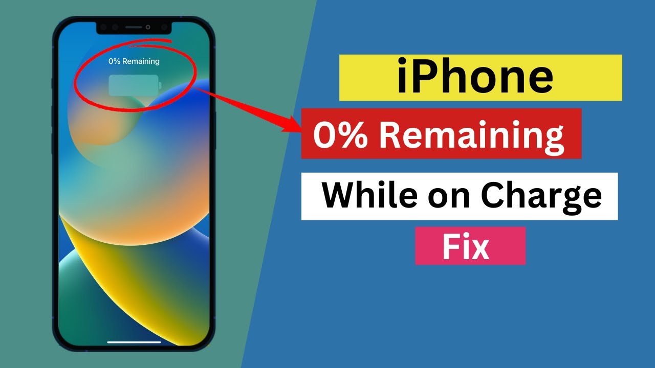 iPhone 0% Remaining on Charging ! Fix Charging stuck on 0% tested