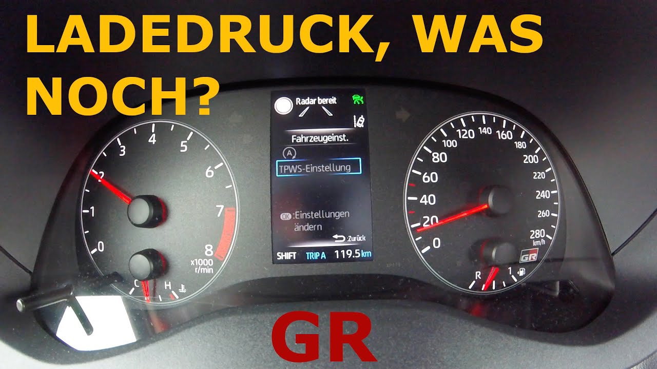 Tacho Funktionen | TOYOTA GR Yaris | michatronics - YouTube