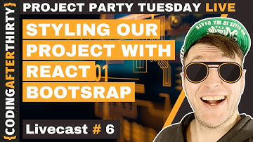 Building Web Development Portfolio Project Live Q&A  [ Getting started with React Bootstrap]
