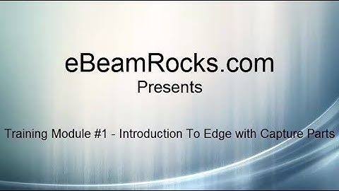 01 eBeamRocks eBeam Training Parts