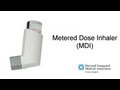 Using a Metered Dose Inhaler (MDI) - Closed Mouth Technique